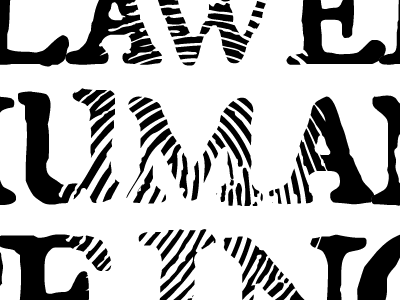 Flawed Human Being Logo Sneak Peek brand fingerprint logo