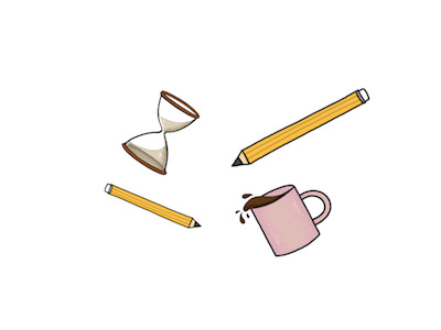 Time to sharpen my pencils cintiq coffee drawing illustration pencil photoshop wacom