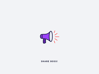 Share Boss animation cartoon coupon creative icons illustration outline overcome red star sticker