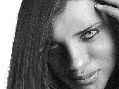 Adriana Lima Pencil Drawing detail drawing fine art graphite illustration pencil portrait realistic realistic drawing