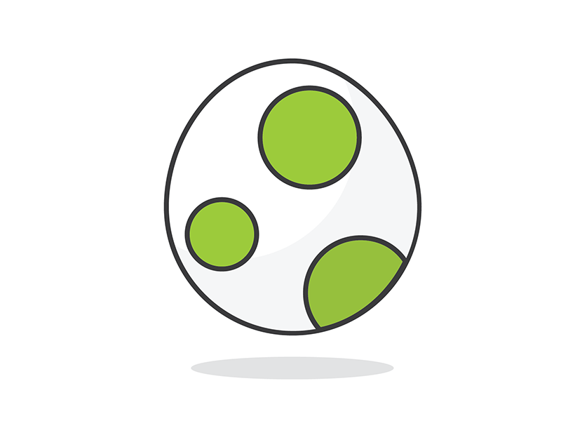 Yoshi Animated nintendo round mario round series yoshi egg