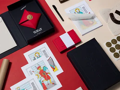 GOOD LUCK | CaroselloLab Xmas Gift andrea mastroluca blind letterpress carosellolab chocolate christmas devil good luck horseshoe illustration packaging