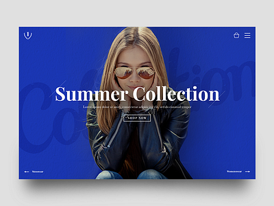 Experiment in Web Type & Colour brand clean colour concept design hand type ui ux web website