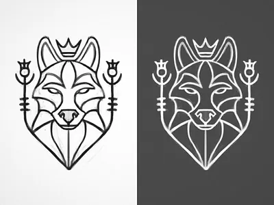 Robertson Crest crest crown shield thistle wolf