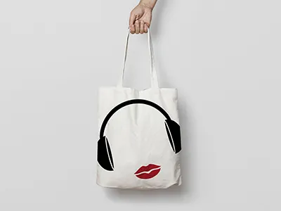 DJour Entertainment bag dj djour entertainment lipstick logo swag tote