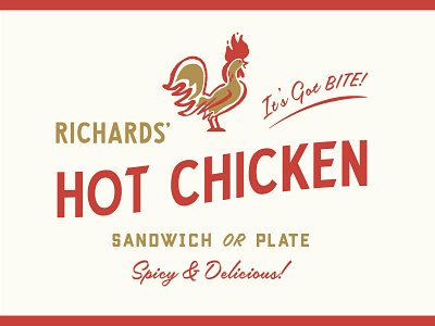 Hot Chicken atlanta chicken fox fried georgia hot logo southern