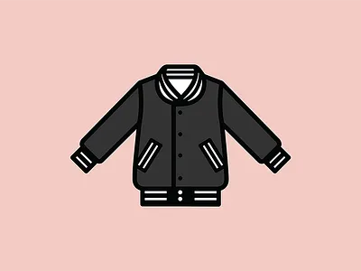 Bomber Jacket apparel bomber clothing fashion icon illustration jacket