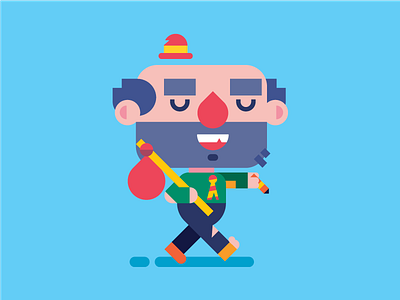 King of the Road. character character design hobo vector vector illustration