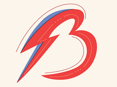 Bowie B b bowie david bowie handlettering letter b type typography