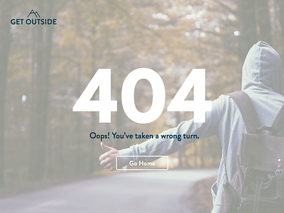 Daily UI #008 : 404 Page 008 404 page web design