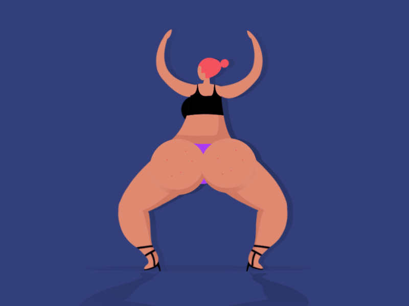 Twerkin' Fever ! 2d aftereffects animation graphics illustration loop infinitetwerk loop motiondesign motiongraphics twerk twerkinfever twerking