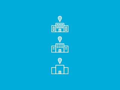 Icon Exploration app building design icon icons line location monoline vector