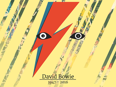 David Bowie (1947-2016) david bowie graphic design illustrator ziggy stardust