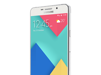 Galaxy A7 2016 Wallpaper color flat galaxy samsung wallpaper young