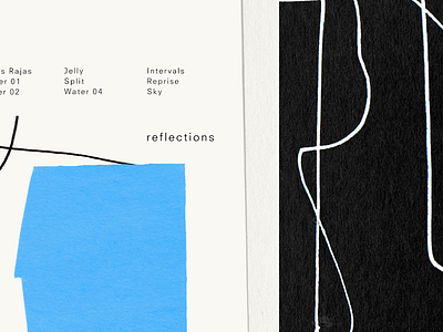 monday abstract collage color paper shapes typography