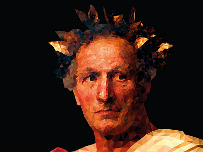 Julius Caesar Yianart.com art graphic design graphics polygons