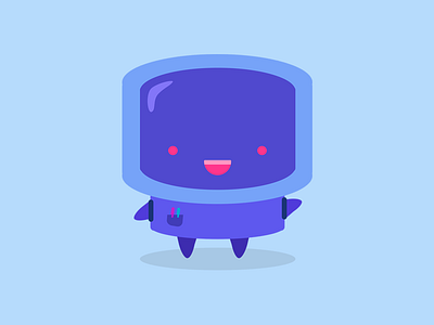 Space jelly fella alien character face illustration