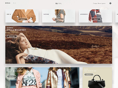 Fashion App for Apple Tv appletv e commerce fashion homepage