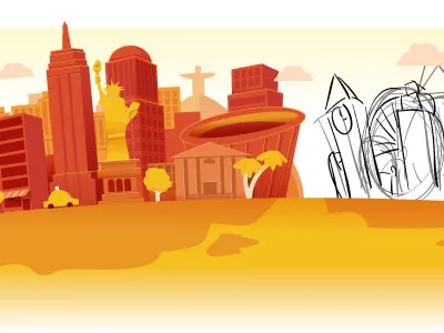 World Cities city vector world