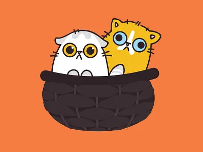 Exotic Kittens editorial illustration illustration