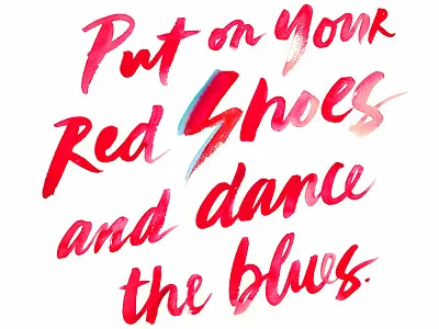 Bowie color colorful david bowie lightning paint painting studio type typography watercolor