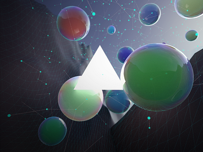 Arnold Bubbles abstract alien arnold renderer bubbles c4d c4dtoa landscape x particles