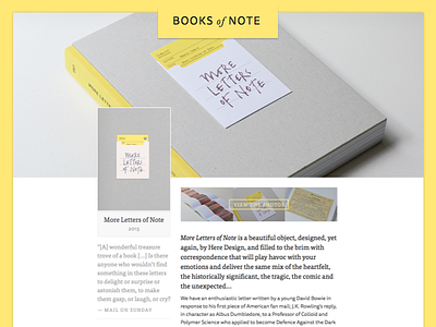 Books of Note react ui universal app website