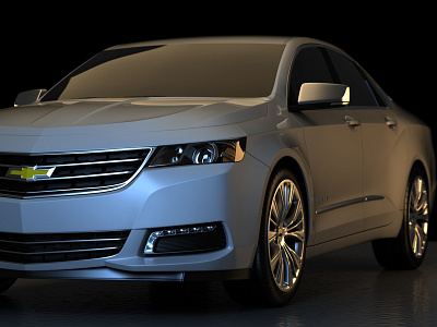 Chevy Impala 3d c4d c4dtoa car chevy render