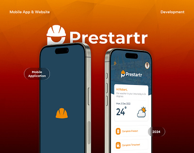 Prestartr - Software for Civil & Mining Contractors app ui app ui design application portfolio case study figma figma ui illustator mobile app ui mobile ui photoshop portfolio portfolio design ui ui design uiux ux ux design