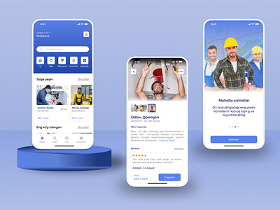 Find & Hire Skilled Service Providers with Ease App Mobile UI app clean ui design mobile mobileui service servieapp ui uidesign uxui