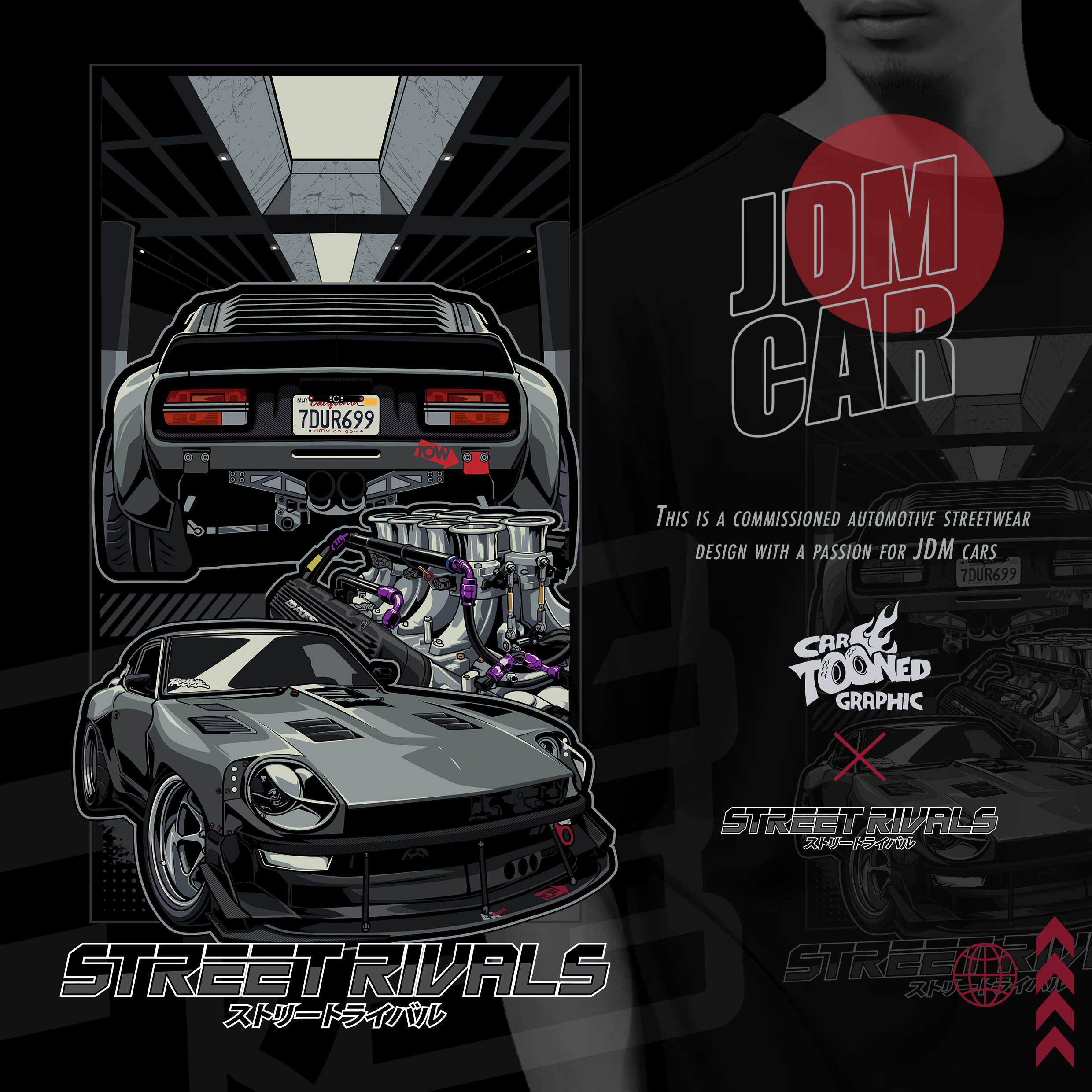 Datsun Fairlady 240z Vector Illustration automotive cartoonedgraphic commissionartwork datsun drift driftcar fairlady240z fairladyz graphic design japan jdm jdmartwork jdmdesign procreate sportcar streetweardesign vector vector illustration vectorcar vehicle