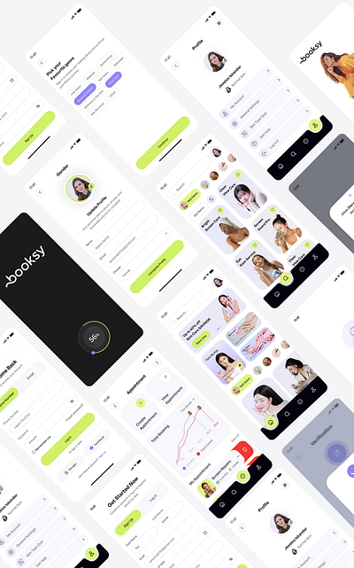 Boosky-Beauty & Wellness Services -Mobile App UI/UX ai startup beauty app gradient health fitness health improvement health lifestyle login mobile app pharmacy quaütive research saas sing in skin care skin care app smart app ui ui ux user person well being app