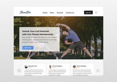 Fitness Website designthinking fitness webdesign