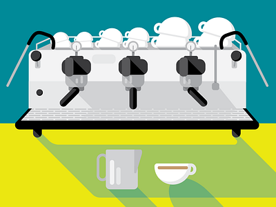 Espresso Illustration handbook illustration material design simple