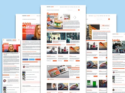Msb design home mockup page ui web website