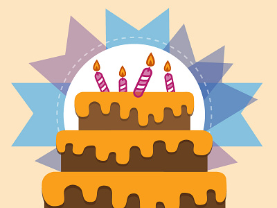 Birthday Cake birthday cake illustration