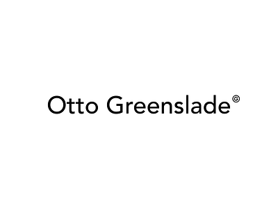 Otto Greenslade Brand Mark branding graphic design graphics identity lettering logo logotype mark otto greenslade typography wordmark