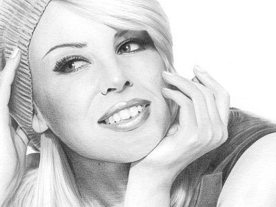 Kylie Minogue Pencil Drawing art detail drawing fine art graphite illustration pencil portrait realistic realistic drawing