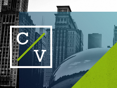 Chicago Ventures Alternate Logo branding chicago design id logo mark typography
