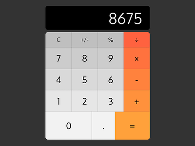 Jelly Flexbox Calculator calculator clear css flat flexbox html numbers