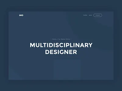 Personal website personal brand ui website