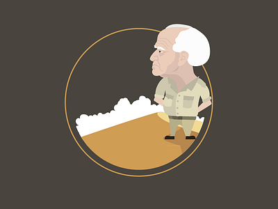 David Ben-Gurion ben gurion branding cartoon character desert israel prime minister soldier