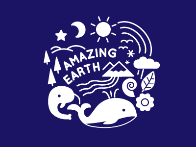 Amazing Earth 1 animals camp earth ecology environment kids logo planet workshop