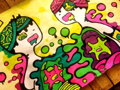 Illustration art illustration paint work