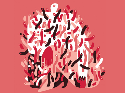 Big Hand bighand clean diegomarmolejo drawing hand illustration marmolejo monster music sketch