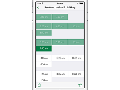 Introducing Mochila: Showing bus stop times college interface design mochila