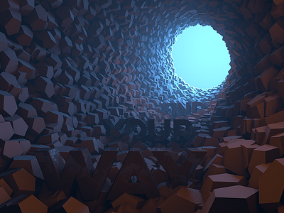 Find Your Way c4d cave cinema 4d find light render texture training way your