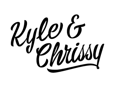 Wedding Signage lettering progress typography vector