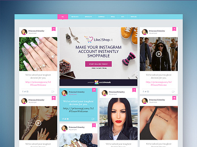 SocialMosiac Design Studio austin css3 freelance freelancer frontend html5 social feeds social mosaic tour ui ux web developer