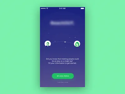 Contact Sharing App Splash Screen app contact illustration mobile shadow sharing social soft design soft material spash ui ux